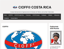 Tablet Screenshot of cioffcostarica.org